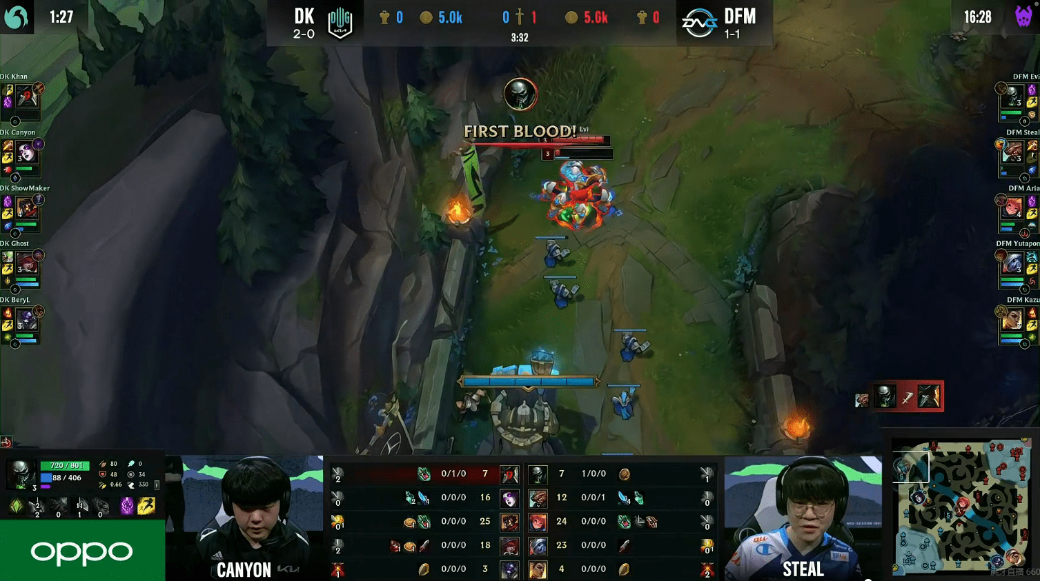 DFM碾压BLG,Canyon拿下关键大龙鏖战多局半决赛,成为赛场最大亮点 DFM碾压BLG,Canyon拿下关键大龙鏖战多局半决赛,成为赛场最大亮点